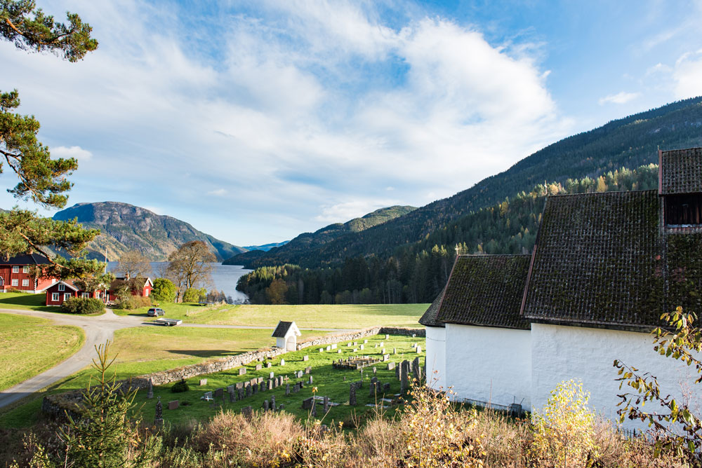 The Old Church Of Kviteseid Church In Kviteseid Kviteseid