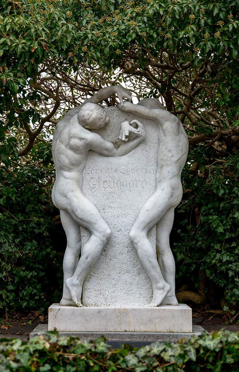 Brotherly love - Statue in Langesund, Bamble - Bamble