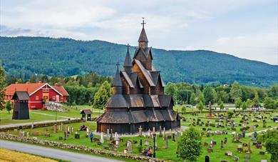 Heddal stave church in Notodden