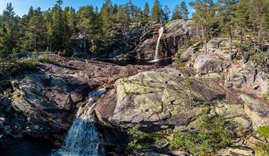 Dusanfossen waterfall at Notodden