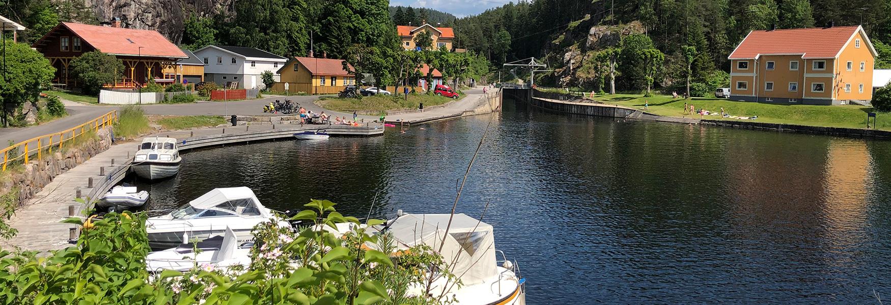 guest jetty at Løveid in Skien