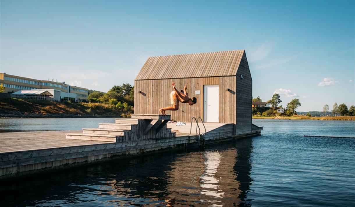 Floating sauna / Quality Hotel Skjærgården - Sauna in Langesund, Bamble -  Bamble