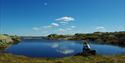 lake on mount Bindalsfjell