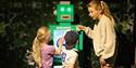 children playing with robot at DuVerden