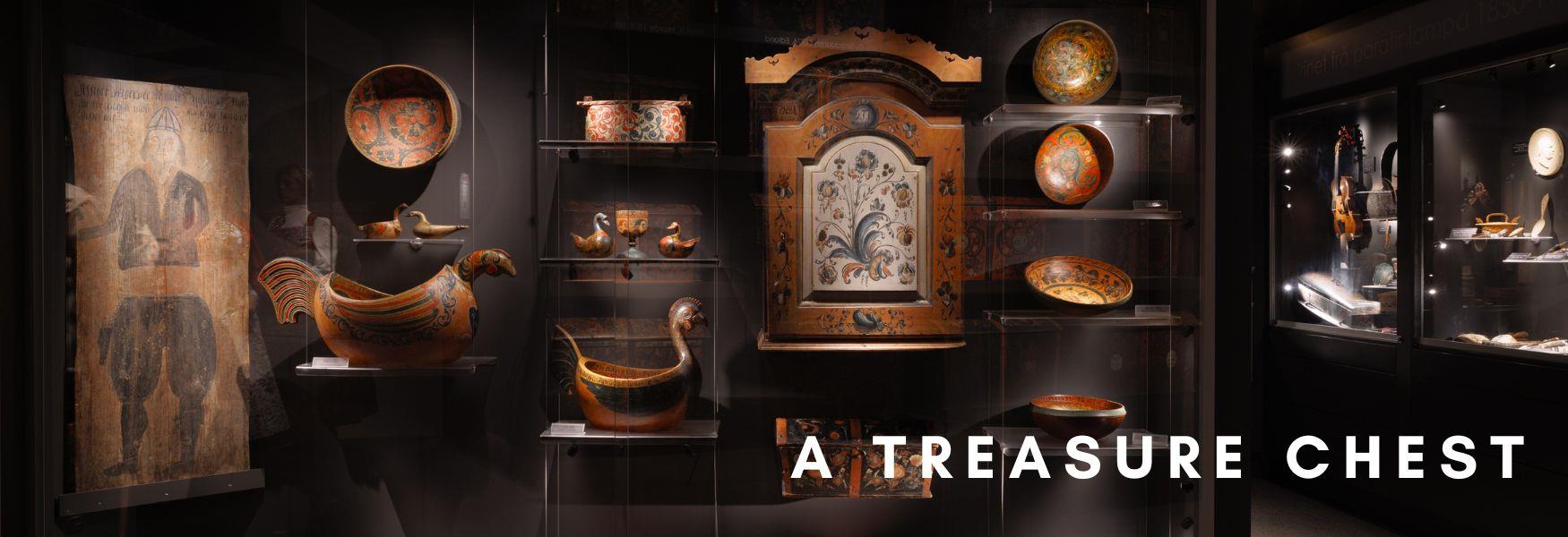 Folkekunstutstilling Vest-Telemark museum Eidsborg