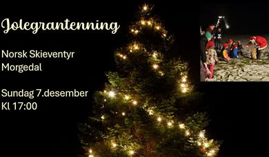 Jolegrantenning ved Norsk Skieventyr Jolegrantenning ved Norsk Skieventyr